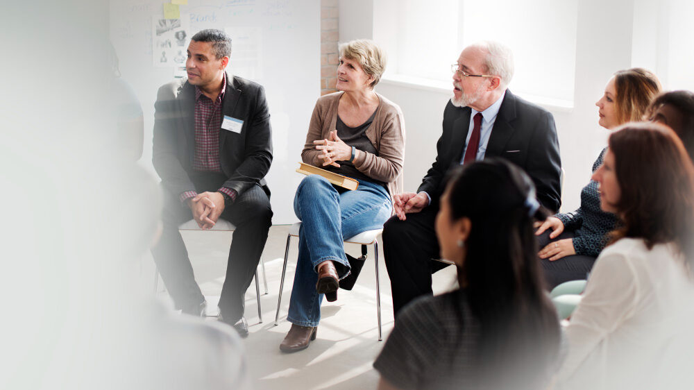 EAP-Workshop mit den Mitarbeitenden eines Unternehmens.