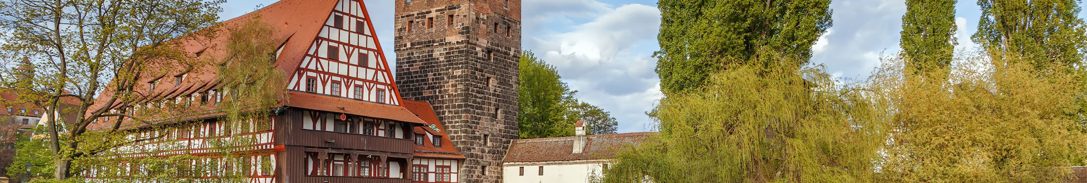 Stadtansicht aus Nürnberg.