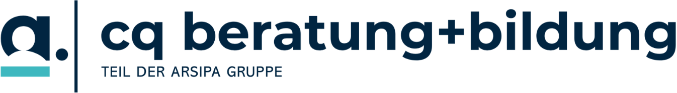 cq beratung+bildung Logo Teil der Arsipa Gruppe