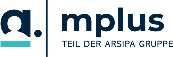 mplus Logo Teil der Arsipa Gruppe