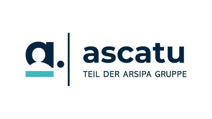 Logo: ascatu Untertitel: Teil der Arsipa Gruppe