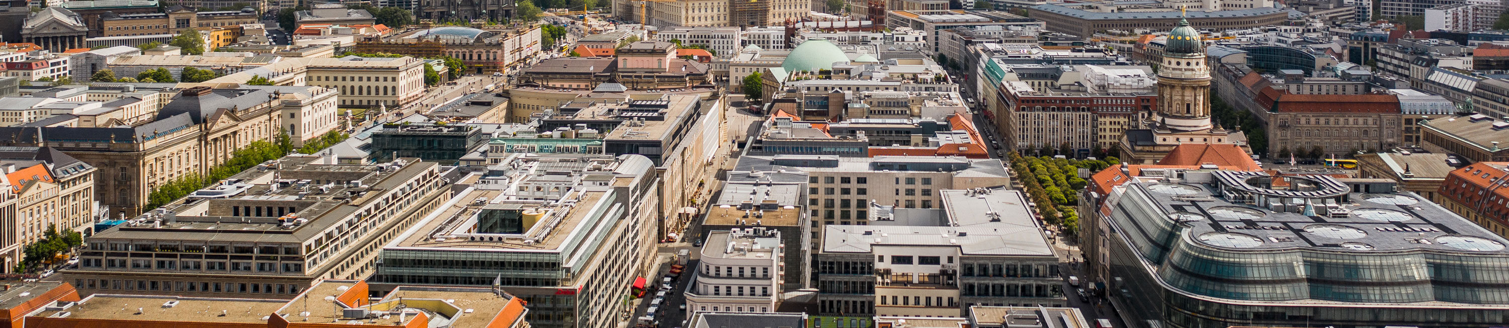 Straßen von Berlin als einer der Standorte der Arsipa Gruppe in Deutschland.
