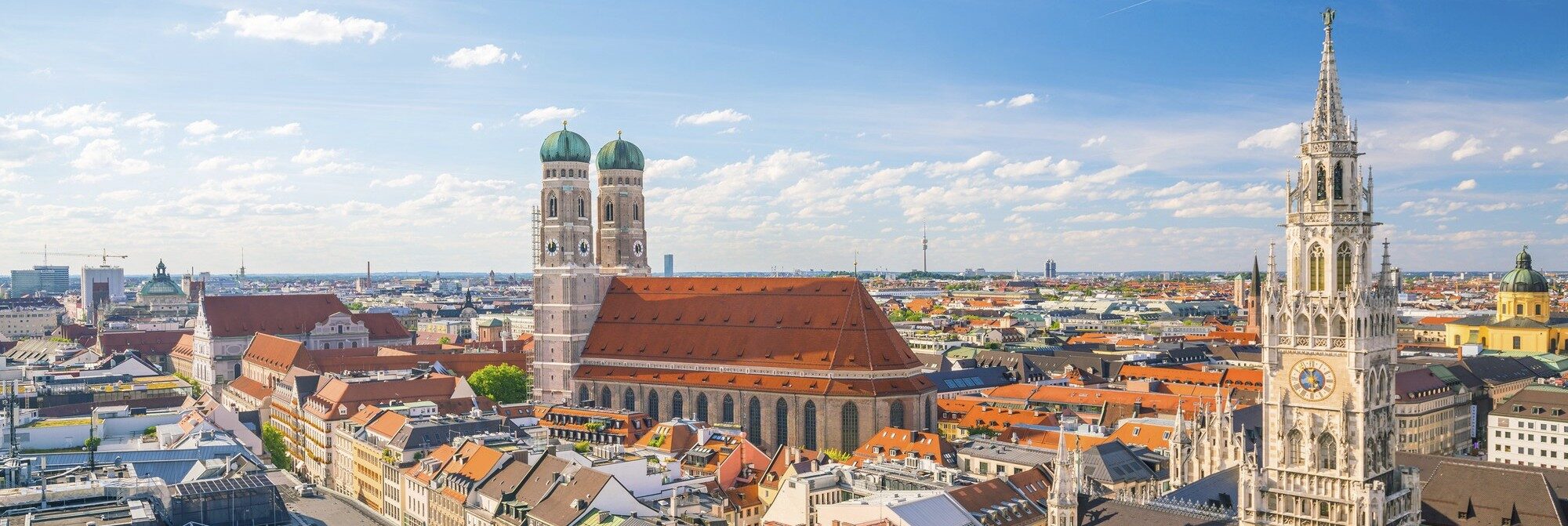 Luftbild von München